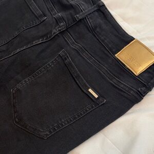 Nine West Women's Jeans in Black with Gold Accent
